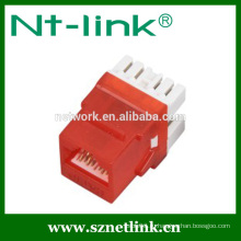 Высокое качество Красочный UTP Cat6A 180 градусов krone rj45 keystone jack